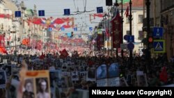 Акция "Бессмертного полка", Петербург, 9 мая 2019 года