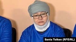 "Алға, Қазақстан" оппозициялық партиясын құру жөніндегі бастама топ өкілі Бибігүл Иманғалиева.