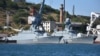 Фото 2022 року. Носії крилатих ракет «Калібр» – малі ракетні кораблі Чорноморського флоту РФ «Вишній Волочок» та «Орехово-Зуєво» (проєкт 21631 (Буян-М)) в Севастопольській бухті окупованого Криму