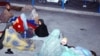 Residents on the streets of Quetta following the October 29 quake