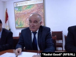 Хайриддин Абдураҳимов, раиси Кумитаи ҳолатҳои фавқулоддаи Тоҷикистон
