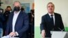 Румен Радев и Анастас Герджиков гласуват в деня на балотажа, 21 ноември 2021 г.