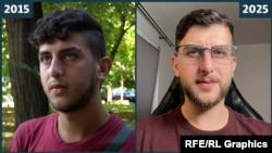 Madžedeldin Abdulhaj u Beogradu 2015. godine i na nedavnoj fotografiji kod kuće u Nemačkoj.
