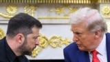 Доналд Трамп ва Владимир Зеленский.