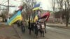 Прощання з убитим проукраїнським активістом Артемом Мирошниченком у Бахмуті – відео