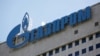 Russia -- Gazprom logo seen on the central office of Gazprom Company in Moscow, 29Apr2010.