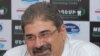 Armenia -- Giro Manoyan, a senior member of the opposition Armenian Revolutionary Federation, at a news conference, 1Aug2011.