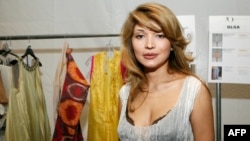 Designer Gulnara Karimova poses backstage at the Guli Collections Spring 2011 fashion show during Mercedes-Benz Fashion Week at The Studio at Lincoln Center on September 10, 2010 in New York City. 