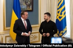 Борис Писториус и Вадимир Зеленский, Киев, 12 июня 2025 года