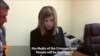 WATCH: Crimea's chief prosecutor warns Crimean Tatars that the Mejlis will be "liquidated" if it engages in "extremist" activities. On May 4, she told Mejlis Chairman Refat Chubarov that his organization would be banned under Russian law if it failed to comply with the warning. (Courtesy video from Mejlis via RFE/RL's Ukrainian Service)
