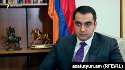 Էներգետիկ ենթակառուցվածքների և բնական պաշարների փոխնախարար Հայկ Հարությունյանը: