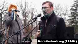 Юрий Луценко в Харькове. 28 декабря 2013 года