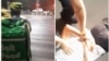 Livrator agresat fizic și verbal de un tânăr de 20 de ani, în București, pe 26 august 2025. Capturi dintr-un videoclip publicat de polițistul Marian Godină.