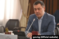 Prime Minister and acting President Sadyr Japarov