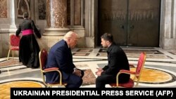 Дидори Трамп ва Зеленский дар Ватикан