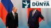 Russiýanyň prezidenti Wladimir Putin (çepde) we Hytaýyň prezidenti Si Szinpin. Týanszin. Hytaý.