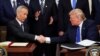 Лю Хэн жана Доналд Трамп. Вашингтон, 15-январь 2020-жыл