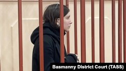 Maria Platonova was sentenced to five years and two months in prison with the suspension of her sentence for the period of her current pregnancy and until the expected child reaches the age of 14.