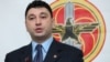 Armenia - Eduard Sharmazanov, spokesman for the ruling Republican Party of Armenia, at a news conference in Yerevan,19Dec2011.