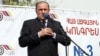 Armenia - Opposition leader Levon Ter-Petrosian at a campaign rally in Ararat province, 16Apr2012.
