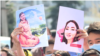 Kyrgyzstan - protests over the death of for 27-year-old Aizada Kanatbekova, who was kidnapped and killed in a suspected "bride kidnapping"