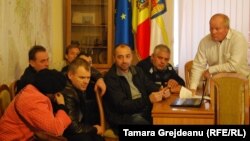 Protestatarii din incinta Primăriei