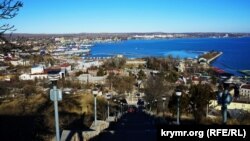 Керчь, вид с Митридатской лестницы 