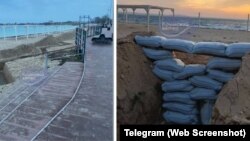 Військові укріплення на узбережжі Криму. Архівне фото