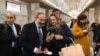 Nikol Pashinian campaigns in Yerevan's subway on December 5.