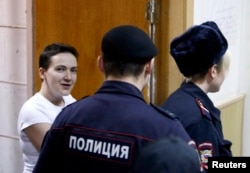 Nadia Savchenko at a Moscow court on November 11