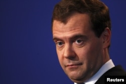 Președintele Dmitri Medvedev în mai 2011