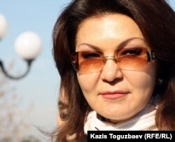 Дарига Назарбаева - дочь президента Нурсултана Назарбаева. Алматы, 11 ноября 2011 года.