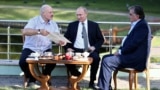 Лидер Беларуси Александр Лукашенко (слева) и президент Таджикистана Эмомали Рахмон (справа) стоят у руля власти 34 года, президент России Владимир Путин — 25 лет