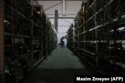 Майнінгавая фэрма расейскага бізнэсоўца Дзьмітрыя Марынічава ў Маскве
