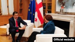 კეტრინ ეშტონი და მიხეილ სააკაშვილი