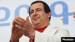 Armenia - Prosperous Armenia Party leader Gagik Tsarukian at an election campaign rally in Yerevan, 3May2012.