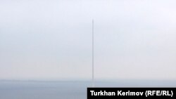 Residents were evacuated after the flagpole began to wilt