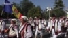 Moldova marks Independence Day as pensioners condemn government.