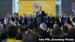 Echipa PNL şi președintele Klaus Iohannis la un miting la Iaşi. Mai 2019