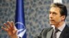 Генеральний секретар НАТО Андерс Фоґ Расмуссен під час прес-конференції в Празі, 5 березня 2010 року.