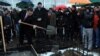 Премиерот Груевски поставува камен темелник на спортска сала во Василево.