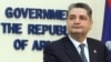 Armenia - Prime Minister Tigran Sarkisian at a news briefing in his Yerevan office, 3Apr2012.