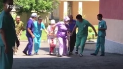 Victims Of Kazakh Ammunition Warehouse Blast Rushed To Hospital