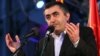 Armenia - Armen Rustamian, a leader of the opposition Armenian Revolutionary Federation, addresses a campaign rally in Yerevan, 10Apr2012.