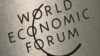 Switzerland -- Logo of the World Economic Forum taken at the Congress Center in Davos, 24Jan2007