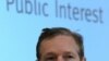 Julian Assange la o conferință de presă la Londra