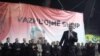 Претседателот на ДПА Мендух Тачи на митинг 