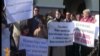 Pro-Russian-language protesters in Kazan in 2011 protest the compulsory teaching of the Tatar language. (video still)