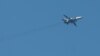 A Russian Su-24 Bomber in the sky over the Black Sea during 2021 Sea Breeze exercises