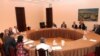 Armenia - Representatives of the governing coalition and the opposition Armenian National Congress hold a third round of negotiations, 4Aug2011.